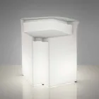 Bancone bar angolare Slide Break Corner luminoso moderno made in Italy Viadurini