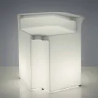 Bancone bar angolare Slide Break Corner luminoso moderno made in Italy Viadurini