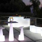 Bancone bar luminoso Slide Break Bar stile moderno fatto in Italia Viadurini