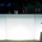 Bancone stile moderno da bar Slide Break Line luminoso  made in Italy Viadurini