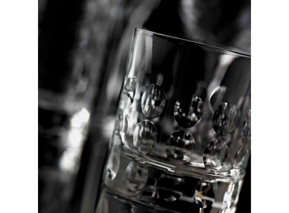 Bicchieri da Whisky Cristallo Double Old Fashioned 12 Pezzi - Titanioball Viadurini