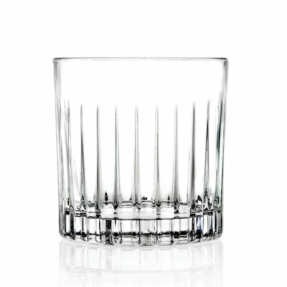 Bicchieri Double Old Fashioned Tumbler Bassi 12 Pezzi di Lusso - Senzatempo Viadurini