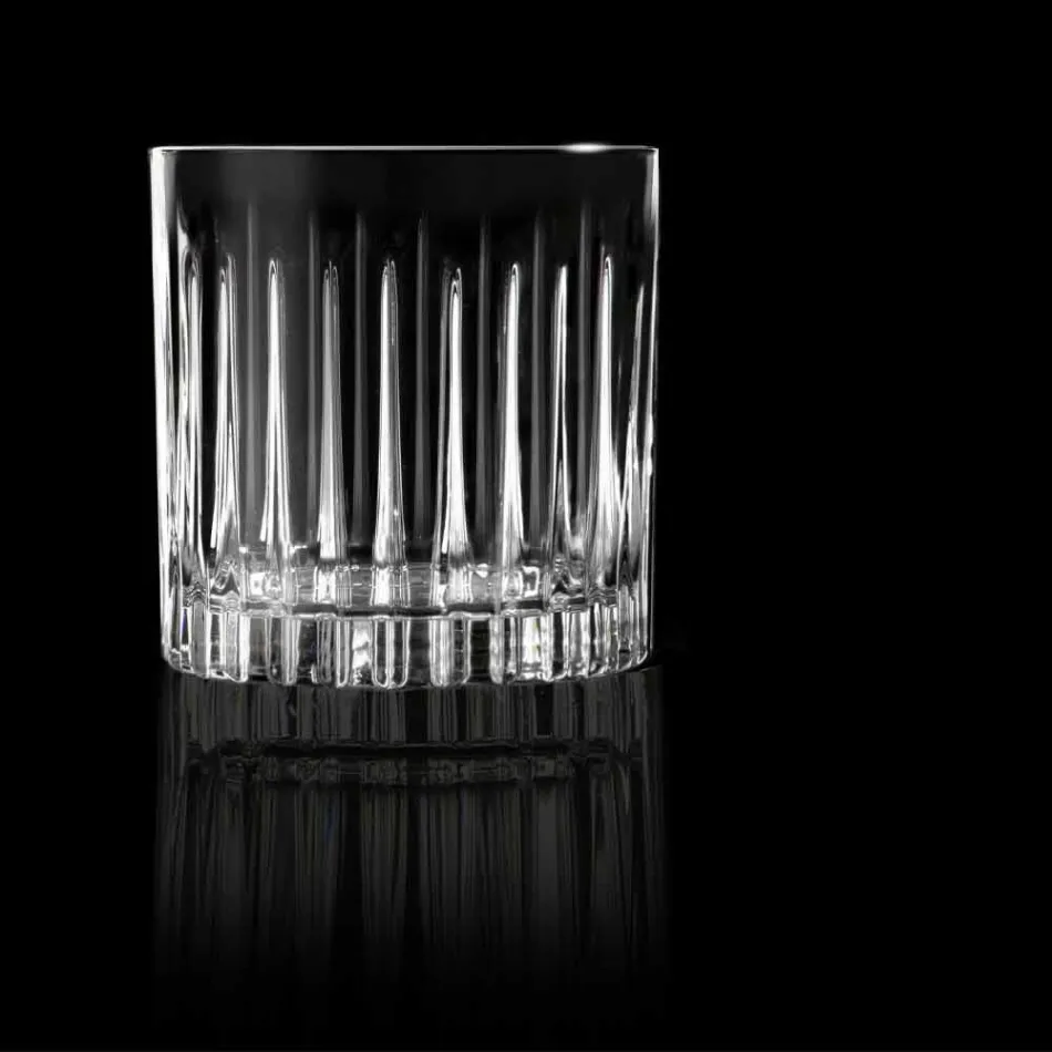 Bicchieri Double Old Fashioned Tumbler Bassi 12 Pezzi di Lusso - Senzatempo Viadurini
