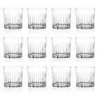 Bicchieri Double Old Fashioned Tumbler Bassi 12 Pezzi di Lusso - Senzatempo Viadurini