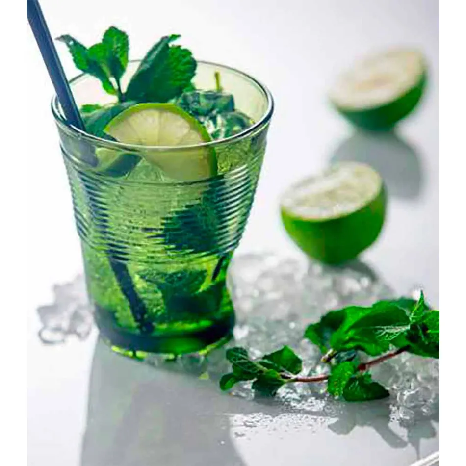 Bicchieri per Acqua Moderni in Vetro Colorato 6 Pezzi di Design - Sarabi Viadurini