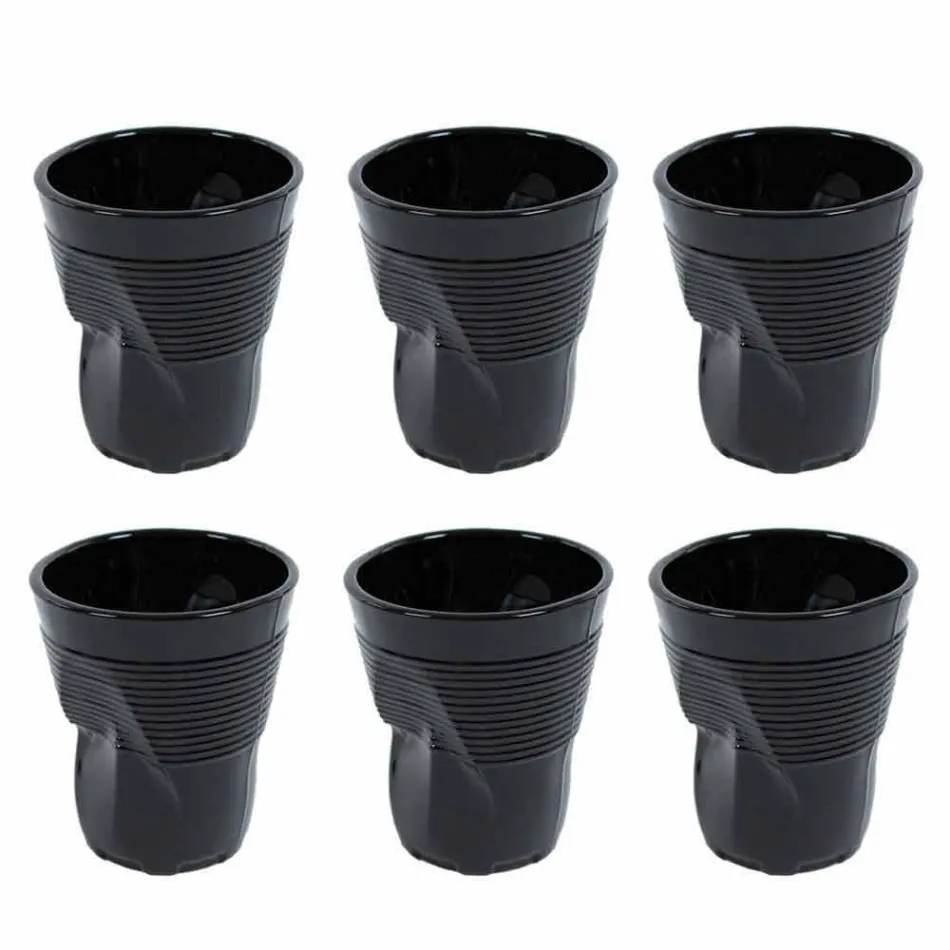 Bicchieri per Acqua Moderni in Vetro Colorato 6 Pezzi di Design - Sarabi Viadurini