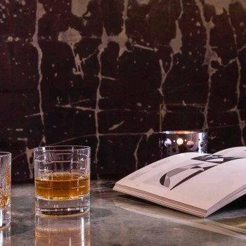 Bicchieri Scotch Whisky in Cristallo Design Moderno di Lusso 12 Pezzi - Aritmia