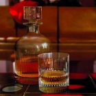 Bicchieri Whisky e Acqua in cristallo Decoro Stile Vintage 12 Pezzi - Tattile Viadurini