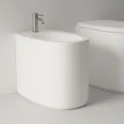 Bidet a Terra in Ceramica di Diversi Colori Made in Italy - Ragazza Viadurini