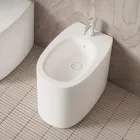 Bidet a Terra in Ceramica di Diversi Colori Made in Italy - Ragazza Viadurini