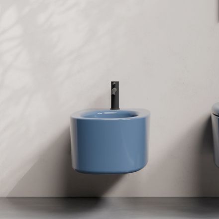 Bidet Sospeso in Ceramica di Diversi Colori Made in Italy - Ragazza Viadurini