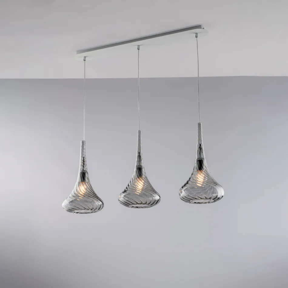 Binario in Ferro con Vetri Pyrex Made in Italy per Arredare L’interno - Corinto Viadurini