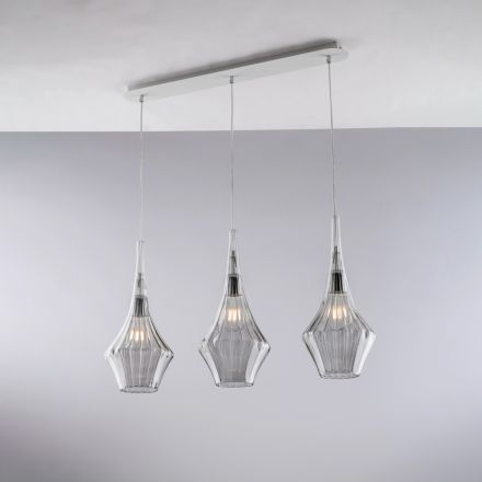 Binario in Ferro con Vetri Pyrex Made in Italy per Arredare L’interno - Olimpo Viadurini