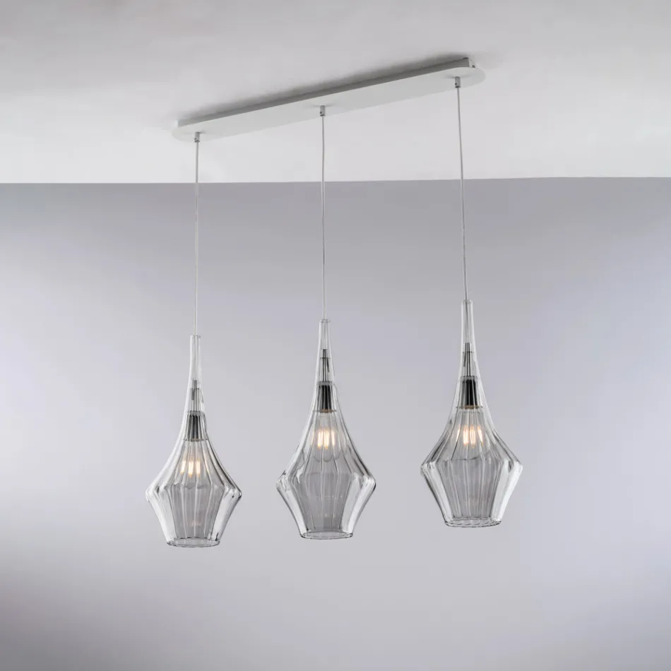 Binario in Ferro con Vetri Pyrex Made in Italy per Arredare L’interno - Olimpo Viadurini