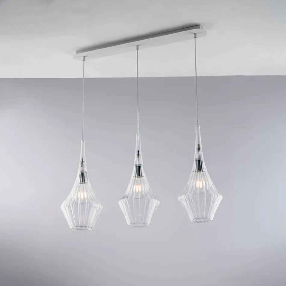 Binario in Ferro con Vetri Pyrex Made in Italy per Arredare L’interno - Olimpo Viadurini