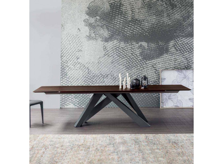 Bonaldo Big Table tavolo allungabile in legno di design made in Italy
