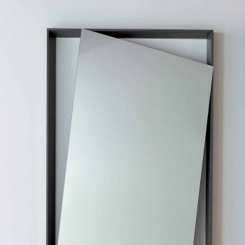 Bonaldo Hang specchio parete di design legno laccato H185cm made Italy