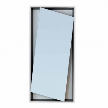Bonaldo Hang specchio parete di design legno laccato H185cm made Italy