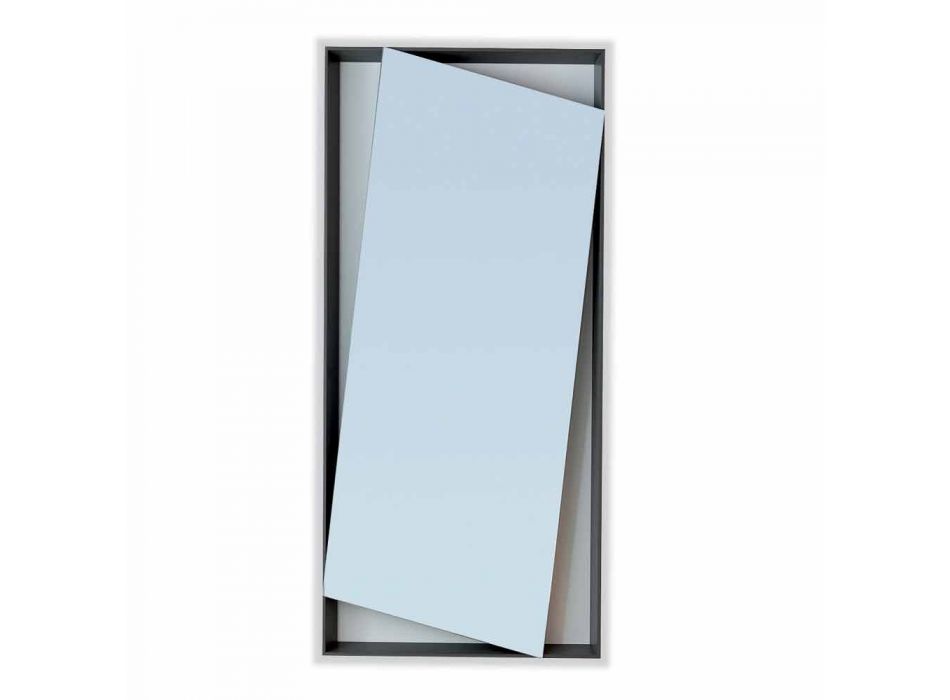 Bonaldo Hang specchio parete di design legno laccato H185cm made Italy Viadurini