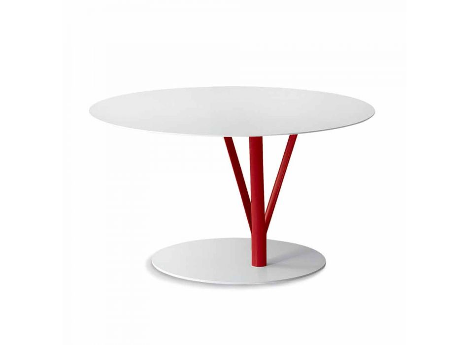 Bonaldo Kadou tavolino di design acciaio verniciato D70cm made Italy Viadurini