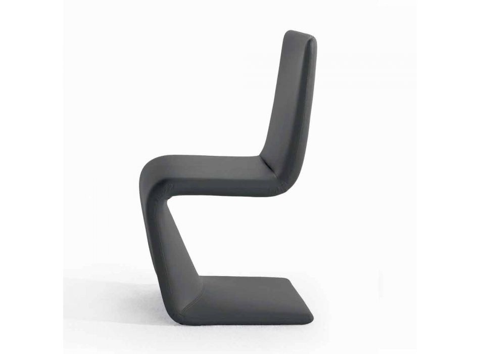 Bonaldo Venere sedia di design moderno imbottita pelle made in Italy