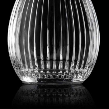 Bottiglie da Vino Design Rotondo con Tappo in Cristallo 4 Pezzi - Senzatempo