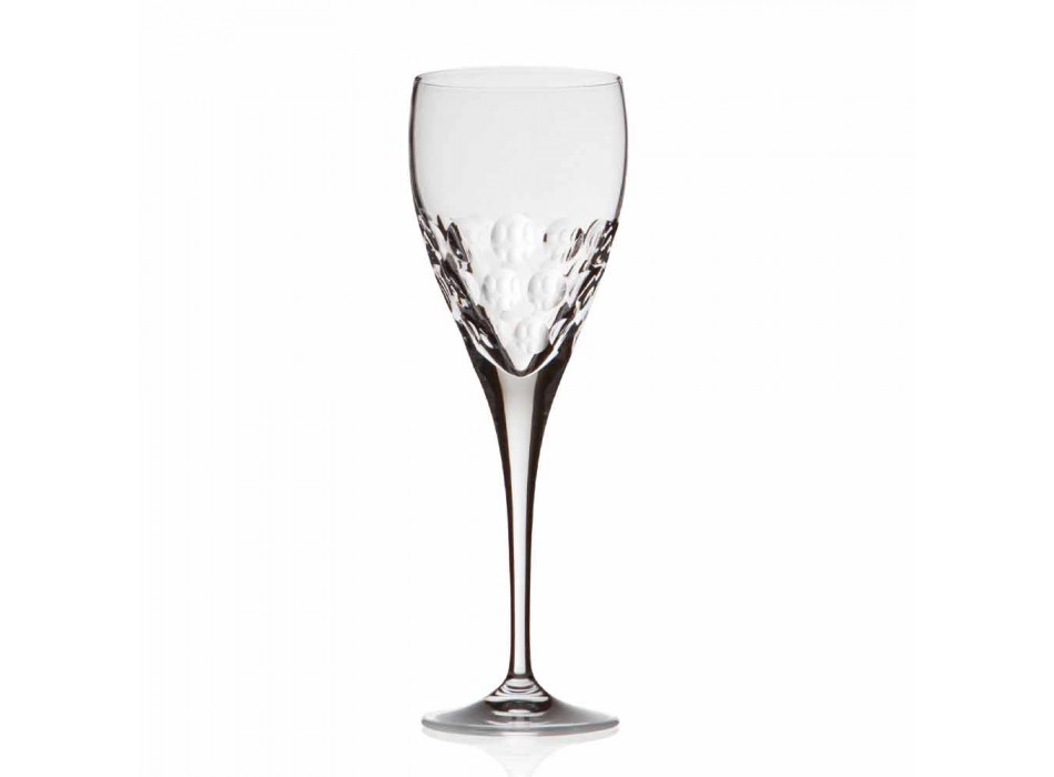 Calici da Vino Design in Cristallo da Degustazione 12 Pezzi - Titanioball