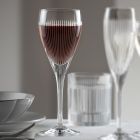 Calici da Vino in Eco Cristallo Effetto Striato, Linea Lusso 12 Pz - Davio Viadurini
