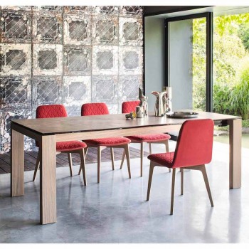 Calligaris Sigma tavolo moderno allungabile fino a 220 cm in ceramica