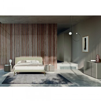 Camera da Letto a 4 Elementi Stile Moderno Made in Italy Alta Qualità - Minorco