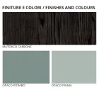 Camera da Letto a 7 Elementi Arredamento Realizzato in Italia - Rubino Viadurini