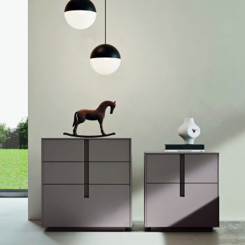 Camera da Letto Completa a 5 Elementi in Stile Moderno Made in Italy - Savanna