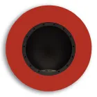 Camino a Bioetanolo da Parete di Design Rotondo in Acciaio Verniciato - Trenton Viadurini