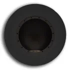 Camino a Bioetanolo da Parete di Design Rotondo in Acciaio Verniciato - Trenton Viadurini