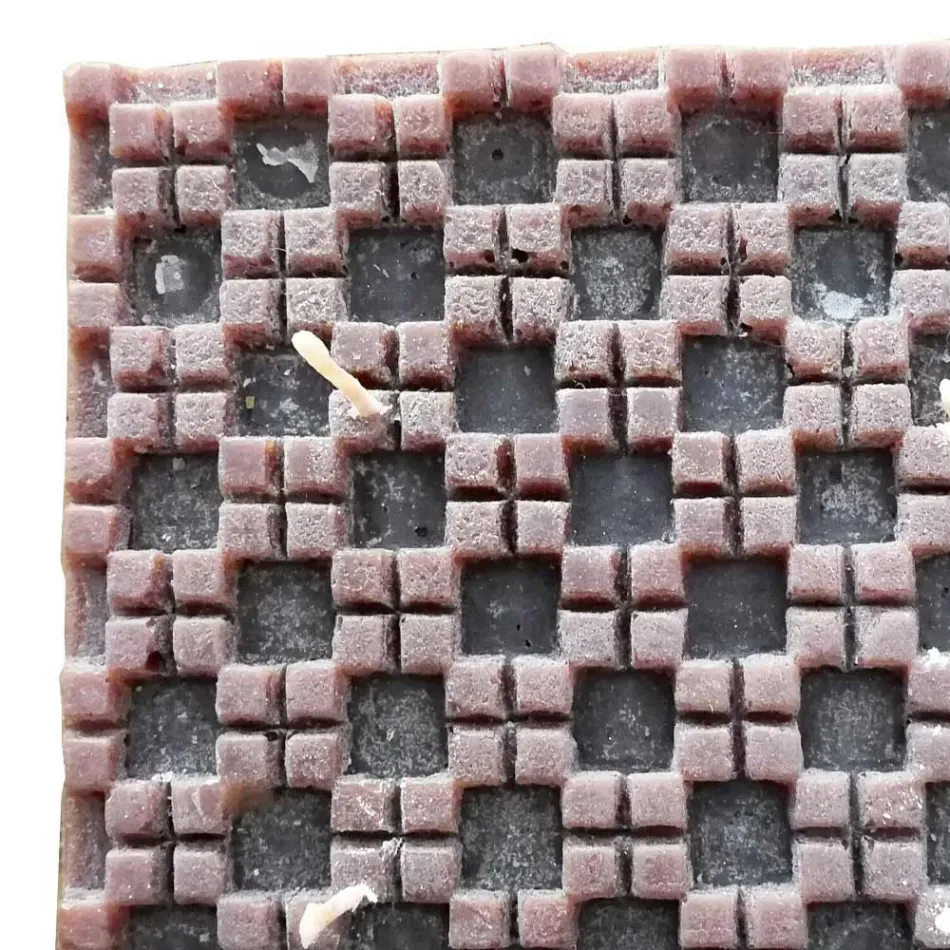 Candela in Cera Profumata alla Cannella con 4 Stoppini Made in Italy - Yuma Viadurini