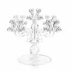 Candelabro medium design classico, 5 braccia in plexiglass Aragona Viadurini