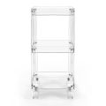 Carrello Porta Vivande in Plexiglass Trasparente Made in Italy - Galatius