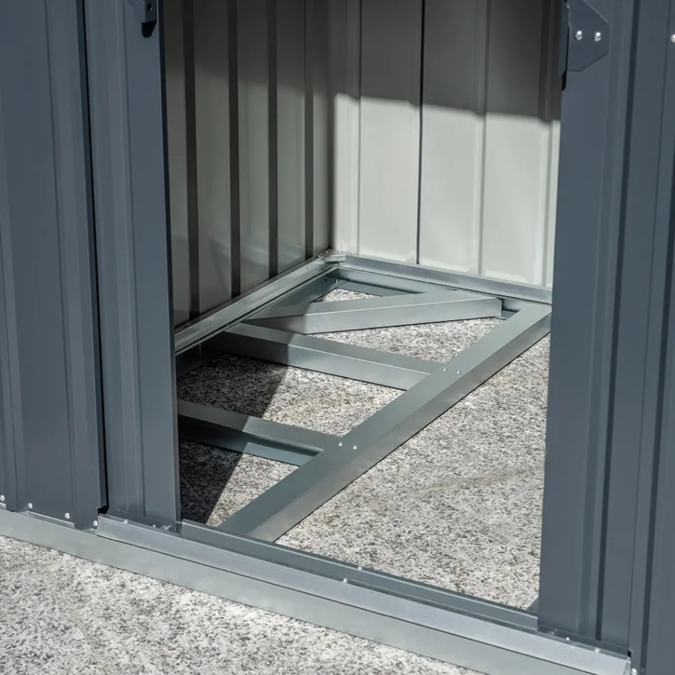 Casetta da Giardino con Porta a Battente in Diverse Misure - Cucciolo Viadurini