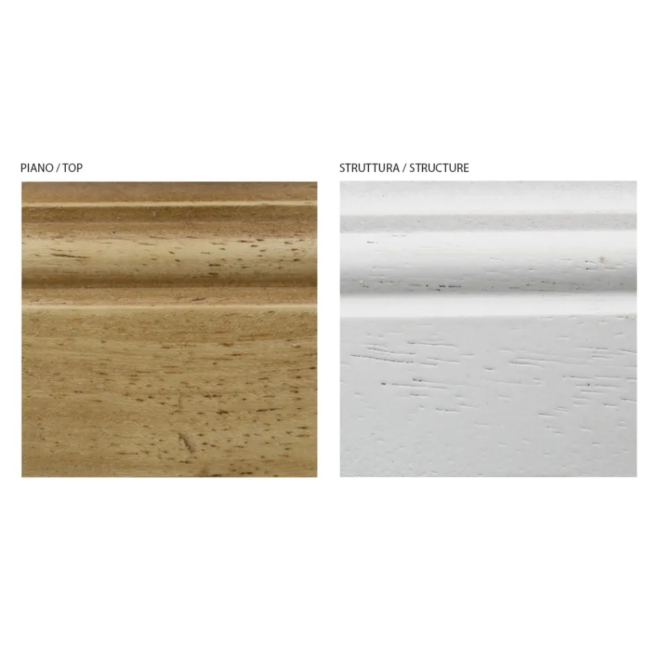 Cassapanca in Legno Impiallacciato e Diverse Finiture Made in Italy - Hermod Viadurini