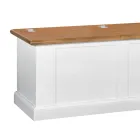 Cassapanca in Legno Impiallacciato e Diverse Finiture Made in Italy - Hermod Viadurini