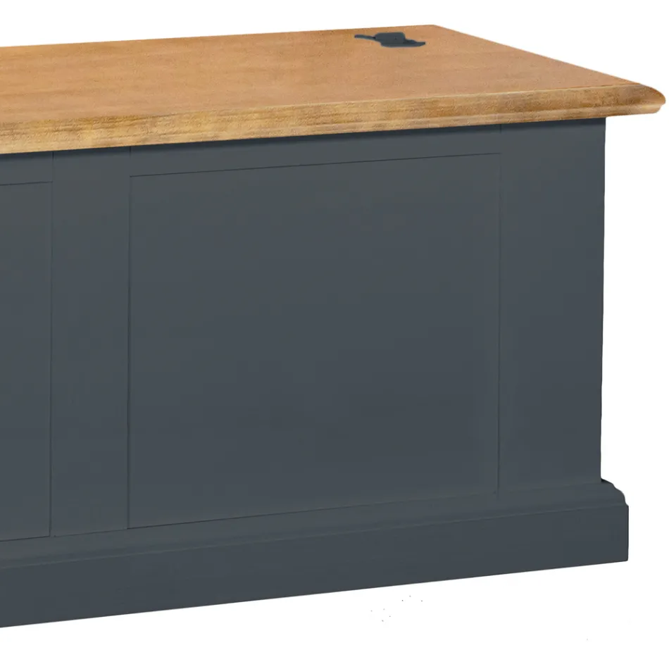 Cassapanca in Legno Impiallacciato e Diverse Finiture Made in Italy - Hermod Viadurini