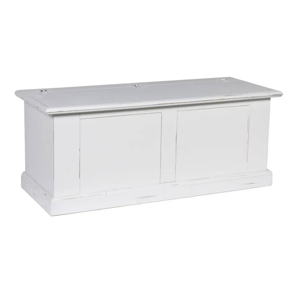 Cassapanca in Legno Impiallacciato e Diverse Finiture Made in Italy - Hermod Viadurini