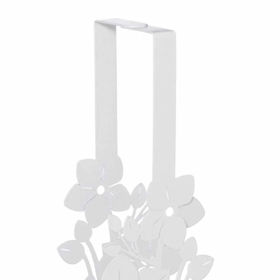 Cestello Portabicchieri Floreale di Design Moderno in Ferro Made Italy – Marken Viadurini