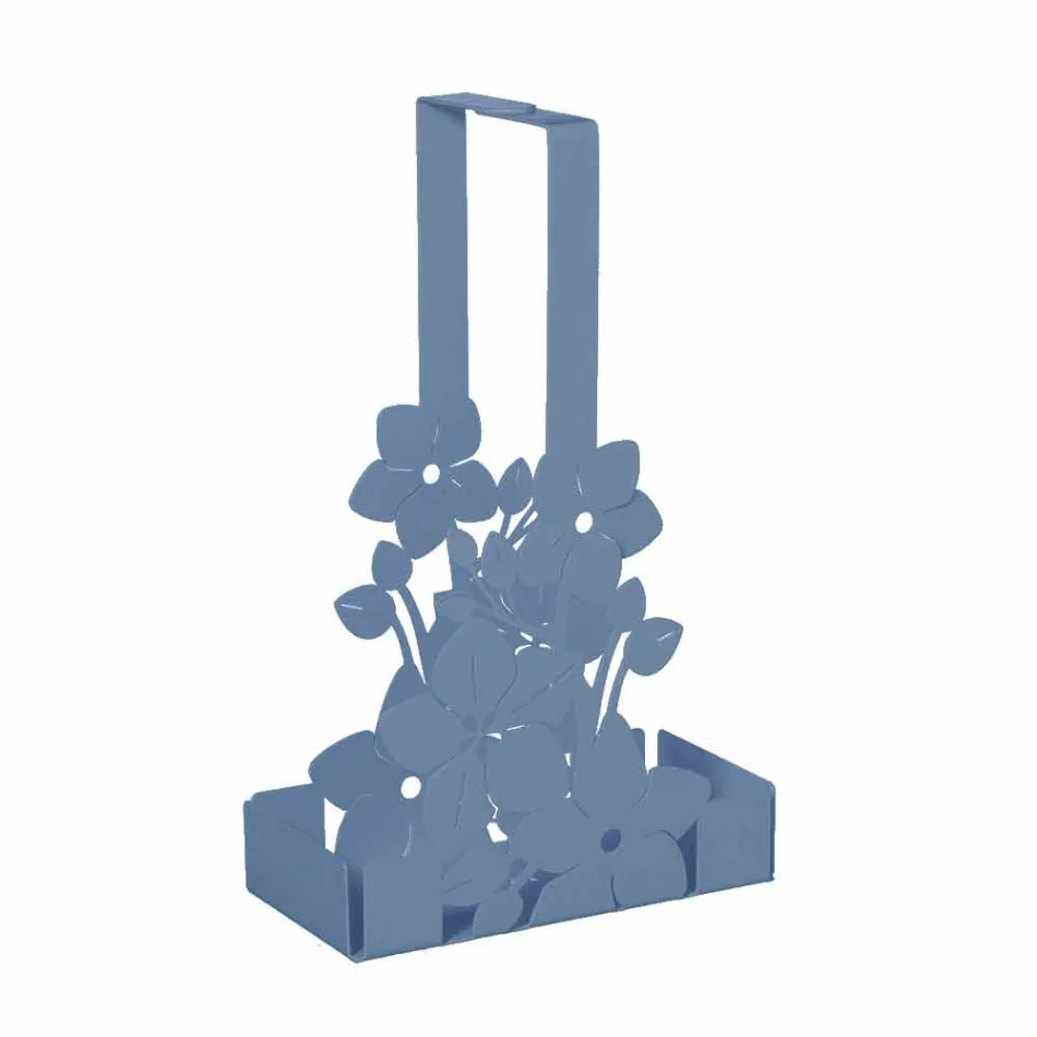 Cestello Portabicchieri Floreale di Design Moderno in Ferro Made Italy – Marken Viadurini