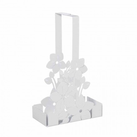 Cestello Portabicchieri Floreale di Design Moderno in Ferro Made Italy – Marken Viadurini