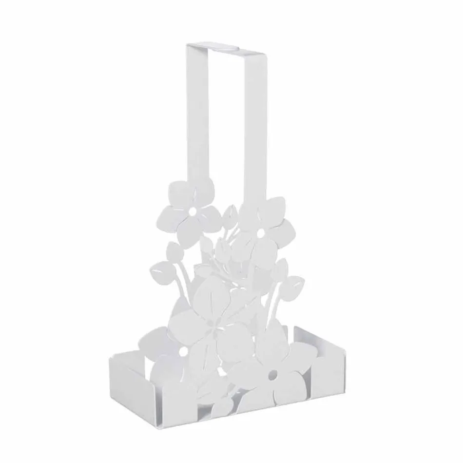 Cestello Portabicchieri Floreale di Design Moderno in Ferro Made Italy – Marken Viadurini