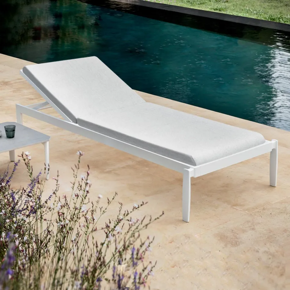 Chaise Longue da Giardino con o senza Materassino di Alta Qualità - Filomenalet Viadurini