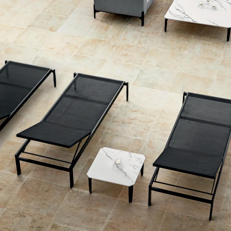 Chaise Longue da Giardino con o senza Materassino di Alta Qualità - Filomenalet Viadurini