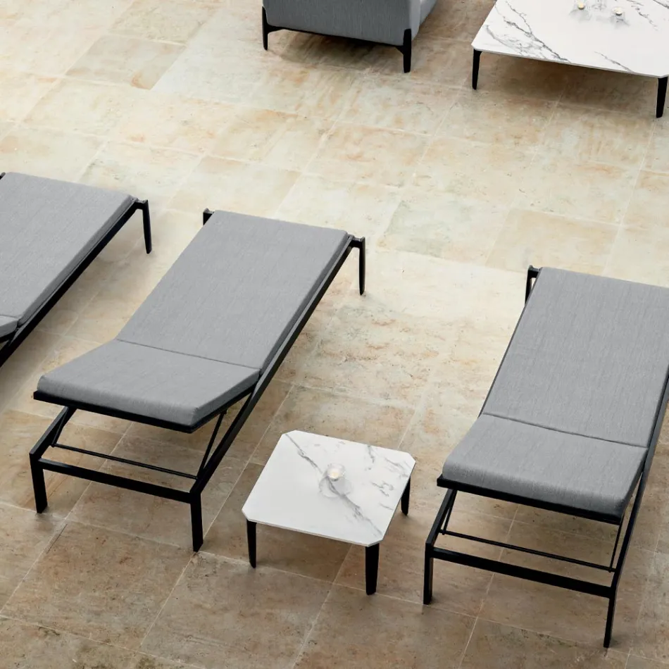 Chaise Longue da Giardino con o senza Materassino di Alta Qualità - Filomenalet Viadurini