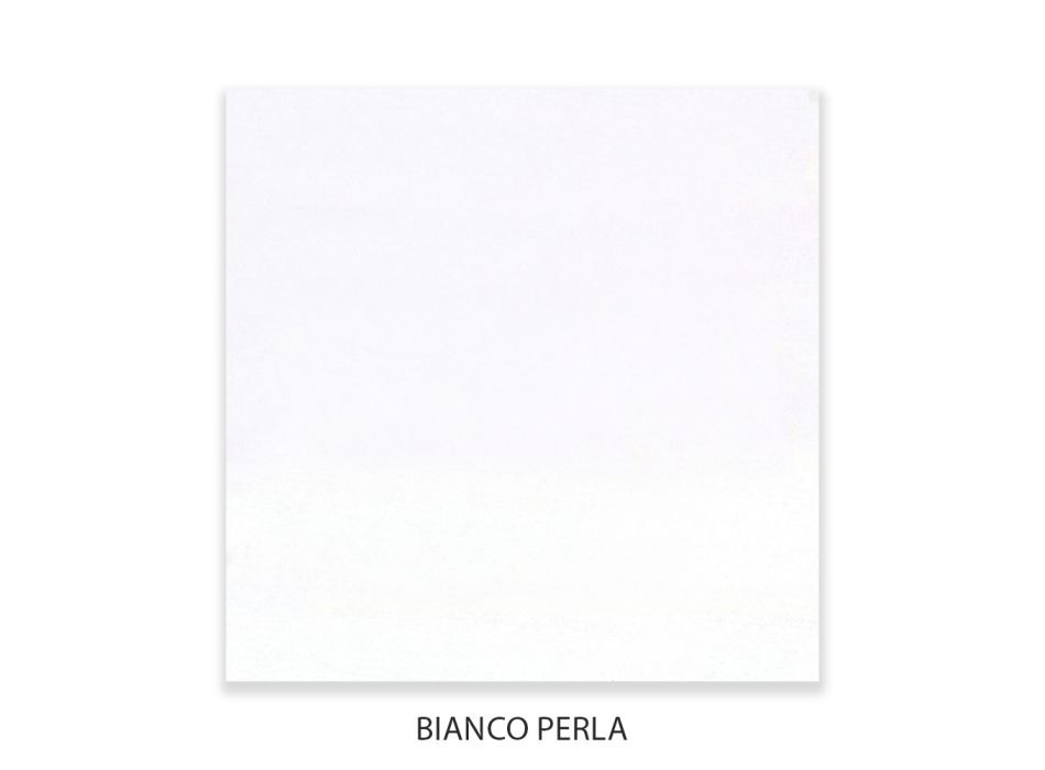 Comò con 3 Cassetti in Listellare di Tiglio Bianco Perla Made in Italy - Babaevo Viadurini